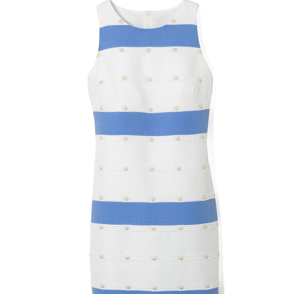 Jacquard Colorblock Dress
